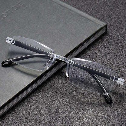 DropDash eyewear for computer eye strain relief and reading comfort lifestyle shot | DropDash