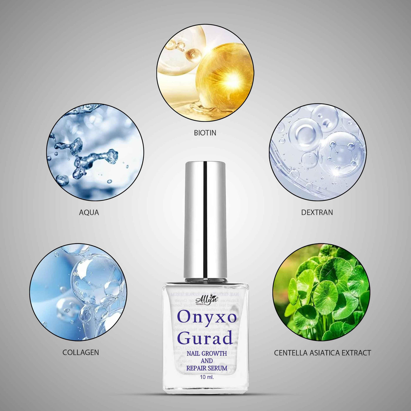 StrongNail Nail Growth Serum professional facial serum for skin brightening and glow front view | DropDash