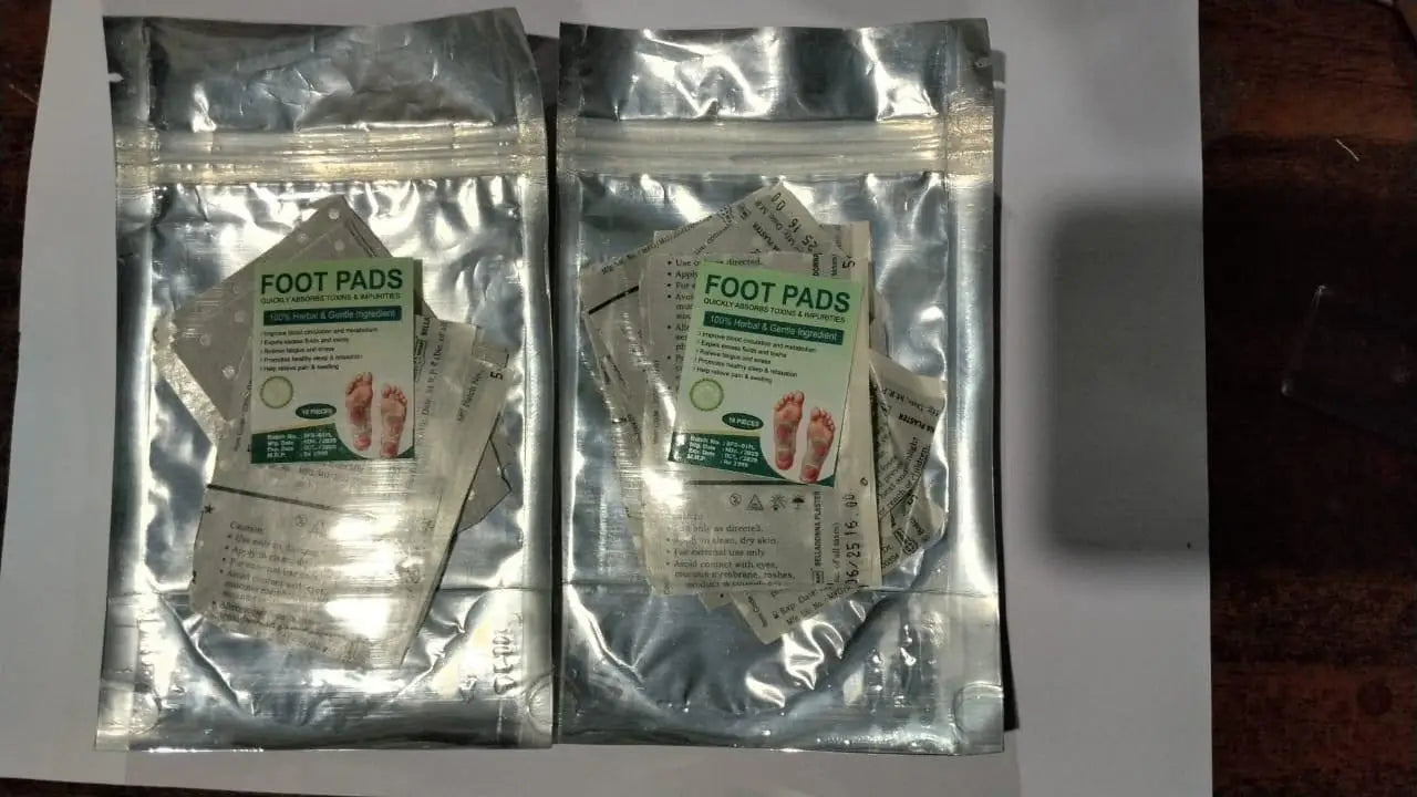 Detox Foot Pads Pack of 20 DropDash authentic product view packaging | DropDash