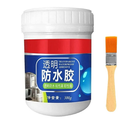 AquaSeal Waterproof Leak Adhesive industrial strength waterproof transparent adhesive sealant front view